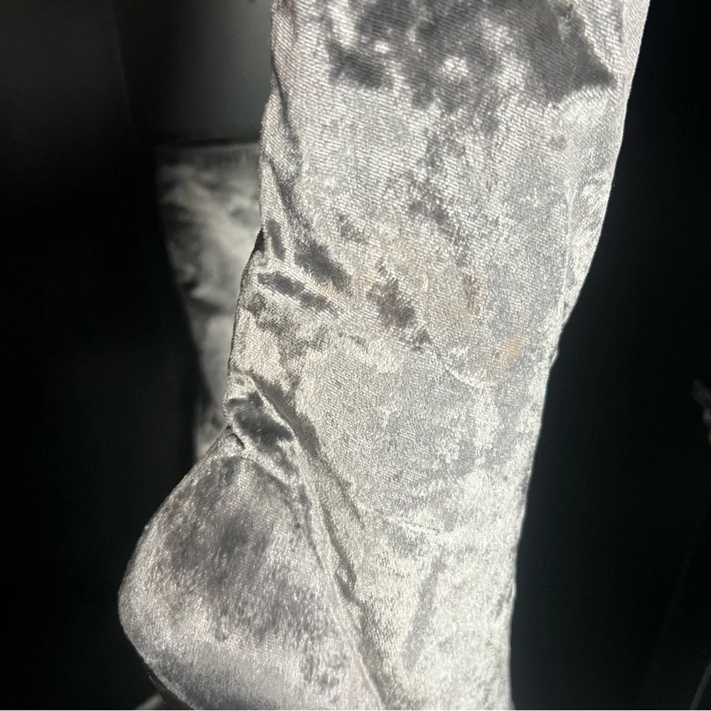 Vintage Tom Ford x Gucci Velvet Over The Knee High Heel Boots 9.5